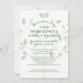 Invitation à l'arbre généalogique de la famille Re (Devant)