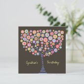 Invitation à l'arbre rétro du chocolat 40e anniver (Debout devant)