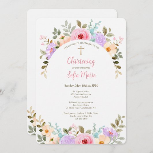 Invitation à l'Arche de Jardin (Devant / Derrière)