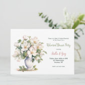 Invitation à l'arrangement de cornouiller blanc (Debout devant)