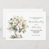 Invitation à l'arrangement de cornouiller blanc (Devant / Derrière)