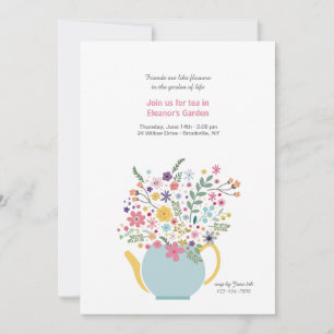 Invitation à l'arrangement de théière
