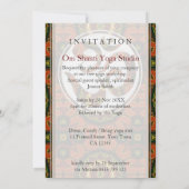 Invitation à l'atelier de yoga Sun Batik Earth (Dos)