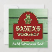 Invitation à l'Atelier du Père Noël (Devant)