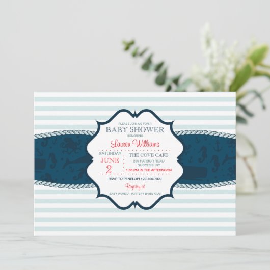 Invitation à l'attaque des rayures marines (Debout devant)