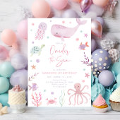 Invitation A l'aube du Pastel Rose de la Mer 1er anniversaire