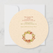 Invitation à l'automne (Dos)