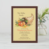 Invitation à l'automne Cornucopia (Debout devant)