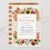 Invitation à l'automne Sunflower (Devant / Derrière)