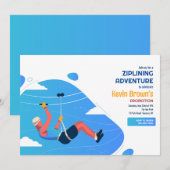 Invitation à l'aventure en tyrolienne (Devant / Derrière)