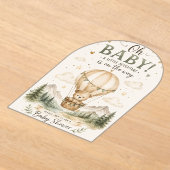 Invitation à l'aventure pour Baby Shower (Poser)