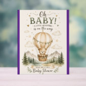 Invitation à l'aventure pour Baby Shower (Neutre)
