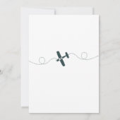 Invitation à l'aventure pour le Baby shower virtue (Dos)