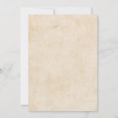 Invitation à l'Baby shower Citrouille d'automne (Dos)