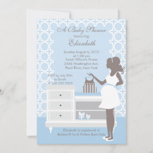 Invitation à l'Baby shower de bébé de Mod Mom Baby