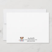 Invitation à l'Baby shower de la mère africaine am (Dos)