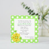 Invitation à l'Baby shower des jumeaux de Green Co (Debout devant)