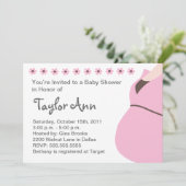 Invitation à l'Baby shower-mère attendue (Debout devant)