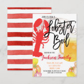 Invitation à l'ébullition de homard (Devant / Derrière)