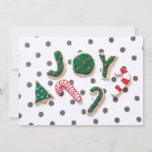 Invitation à l'échange de biscuits de fêtes (Dos)