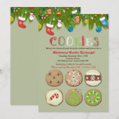 Invitation à l'échange de biscuits de fêtes (Devant / Derrière)