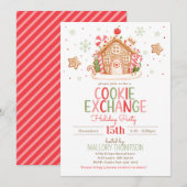 Invitation à l'échange de biscuits de la maison en (Devant / Derrière)