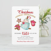 Invitation à l'échange de biscuits de Noël (Debout devant)