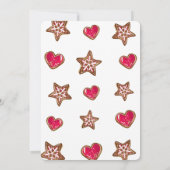 Invitation à l'échange de biscuits de Noël (Dos)