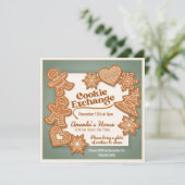 Invitation à l'échange de biscuits de Noël au ging (Debout devant)