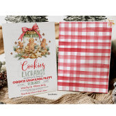 Invitation à l'échange de biscuits de Noël Cuisini