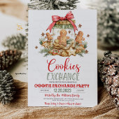 Invitation à l'échange de biscuits de Noël Cuisini