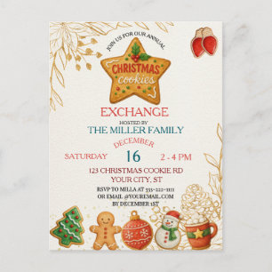 Invitation à l'échange de biscuits de Noël – Pâtis