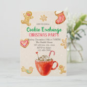 Invitation à l'échange de biscuits de vacances (Debout devant)