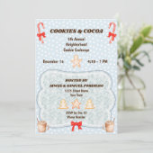 Invitation à l'échange de biscuits festifs (Debout devant)