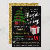 Invitation à l'échange de cadeaux de Things favori (Devant / Derrière)