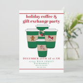 Invitation à l'échange de café et de cadeaux de No (Debout devant)