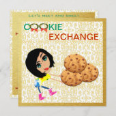 Invitation à l'échange de cookies (Devant / Derrière)