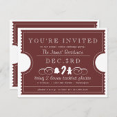 Invitation à l'échange de cookies (Devant / Derrière)