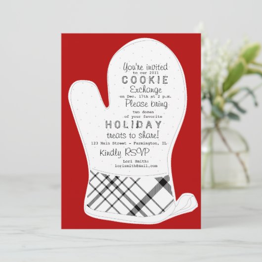 Invitation à l'échange de cookies (Debout devant)