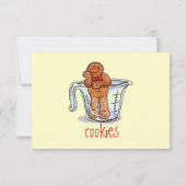 Invitation à l'échange de cookies de Noël (Dos)