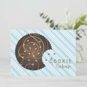 Invitation à l'échange de cookies de vacances (Debout devant)