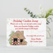 Invitation à l'échange de cookies de vacances (Debout devant)
