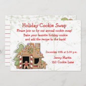 Invitation à l'échange de cookies de vacances (Devant / Derrière)