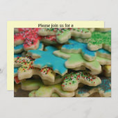 Invitation à l'échange de cookies de vacances (Devant / Derrière)