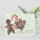 Invitation à l'échange de cookies de vacances (Debout devant)