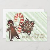 Invitation à l'échange de cookies de vacances (Devant / Derrière)