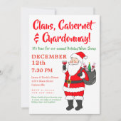 Invitation à l'échange de vin Cabernet & Chardonna (Devant)
