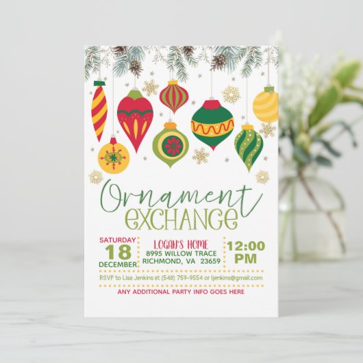 Invitation à l'échange d'objets (Debout devant)