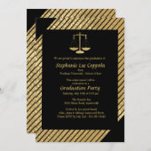 Invitation à l'échelle Gold Justice (Devant / Derrière)