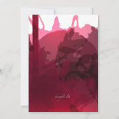 Invitation à l'éclaboussure de vin (Dos)